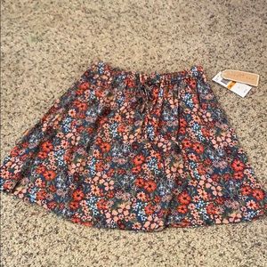 Copper key flowy skirt